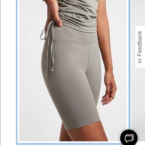 Express - Concrete Moss Biker shorts